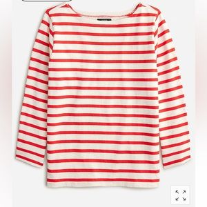 JCrew red/white stripped shirt - Size Small